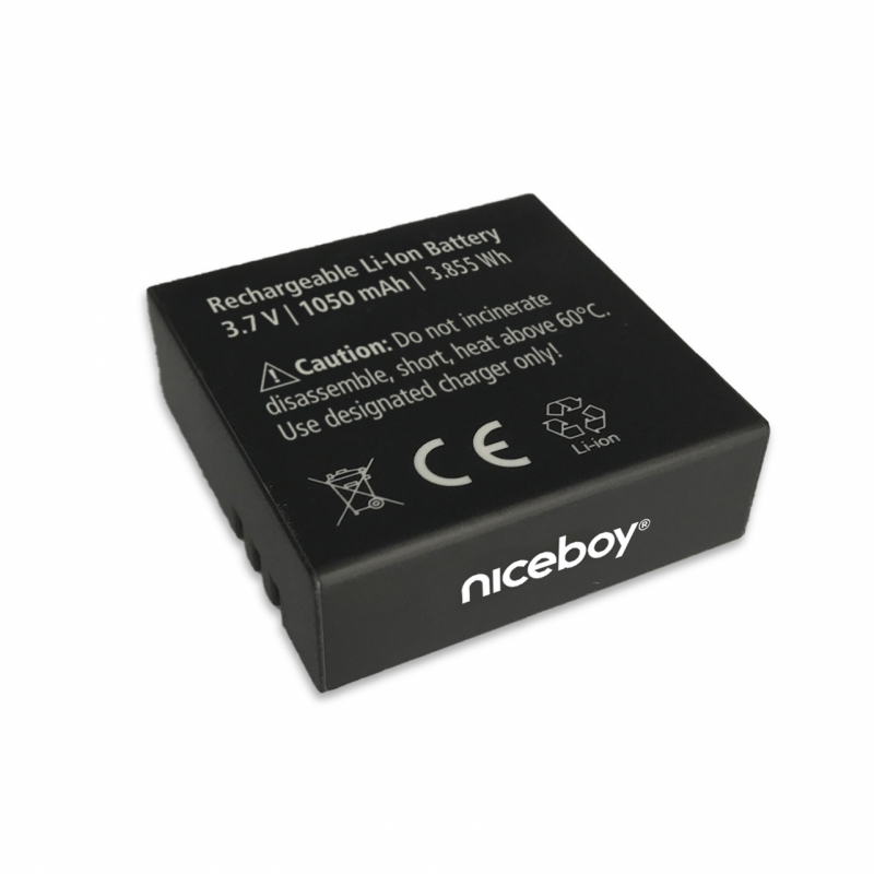1050 mAh battery for the Niceboy VEGA X Star