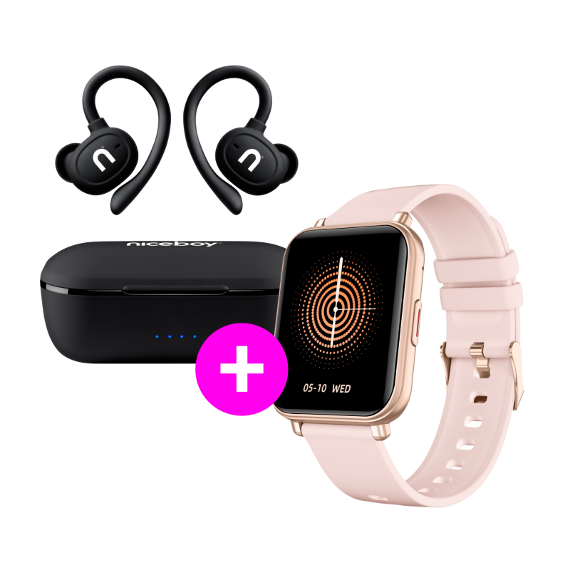 Akční set HIVE Airsport 3 PRO + Watch 4 Rose gold