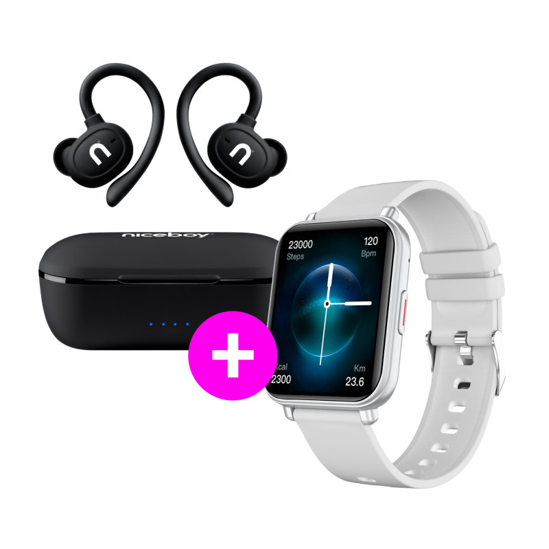 Akční set HIVE Airsport 3 PRO + Watch 4 Artic silver