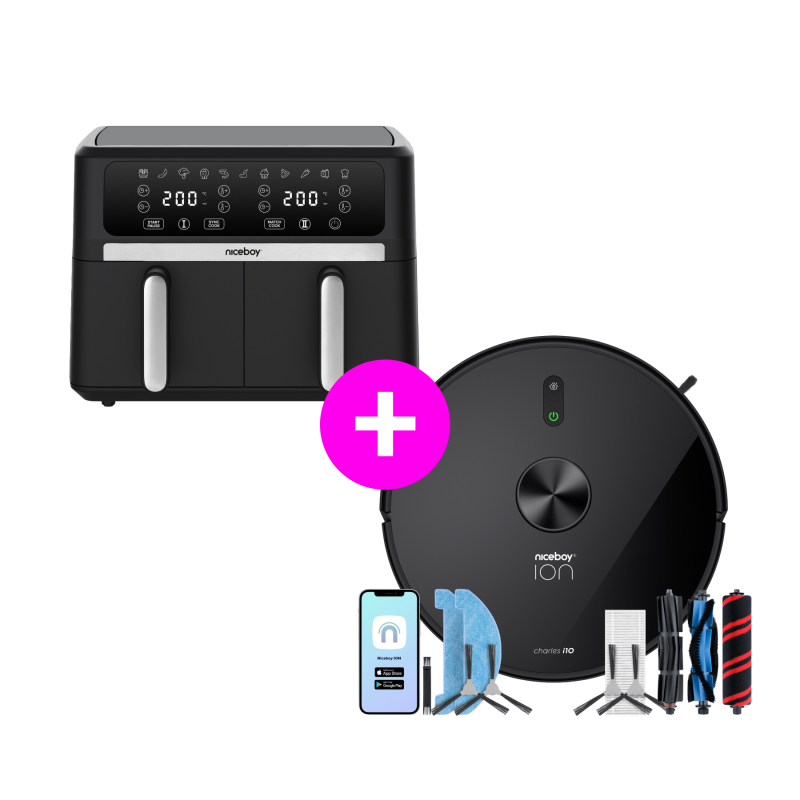 Akční set AirFryer DUO + Charles i10 black