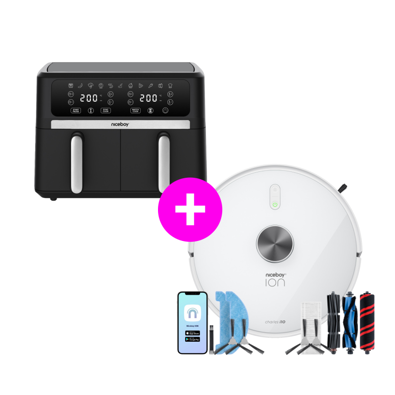 Akční set AirFryer DUO + Charles i10 white