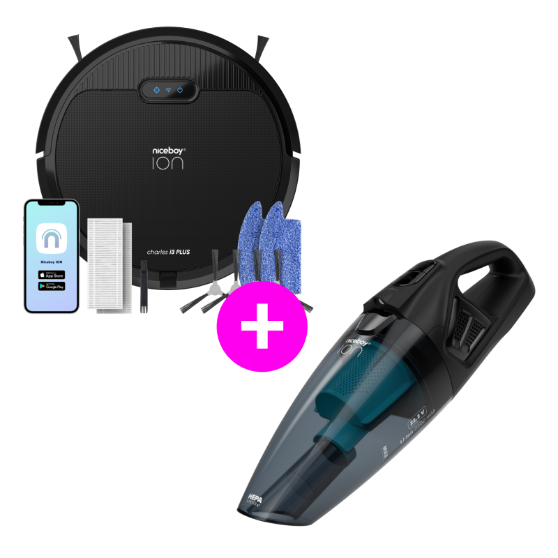 Akční set Charles i3 Plus black + Hurricane R3