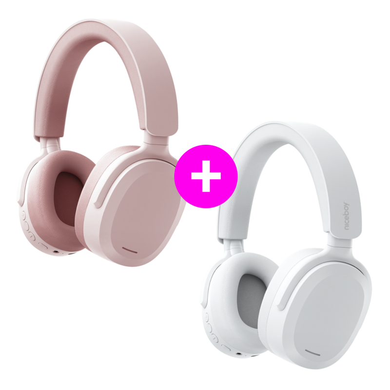 Akční set 2× Sora pink + white
